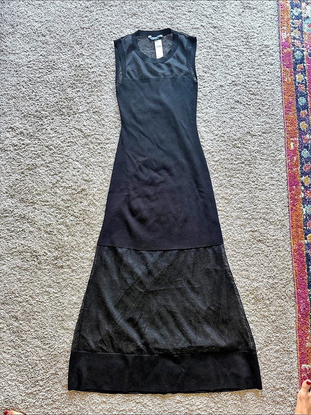 Maeve Black Maxi Dress Size Small NWT